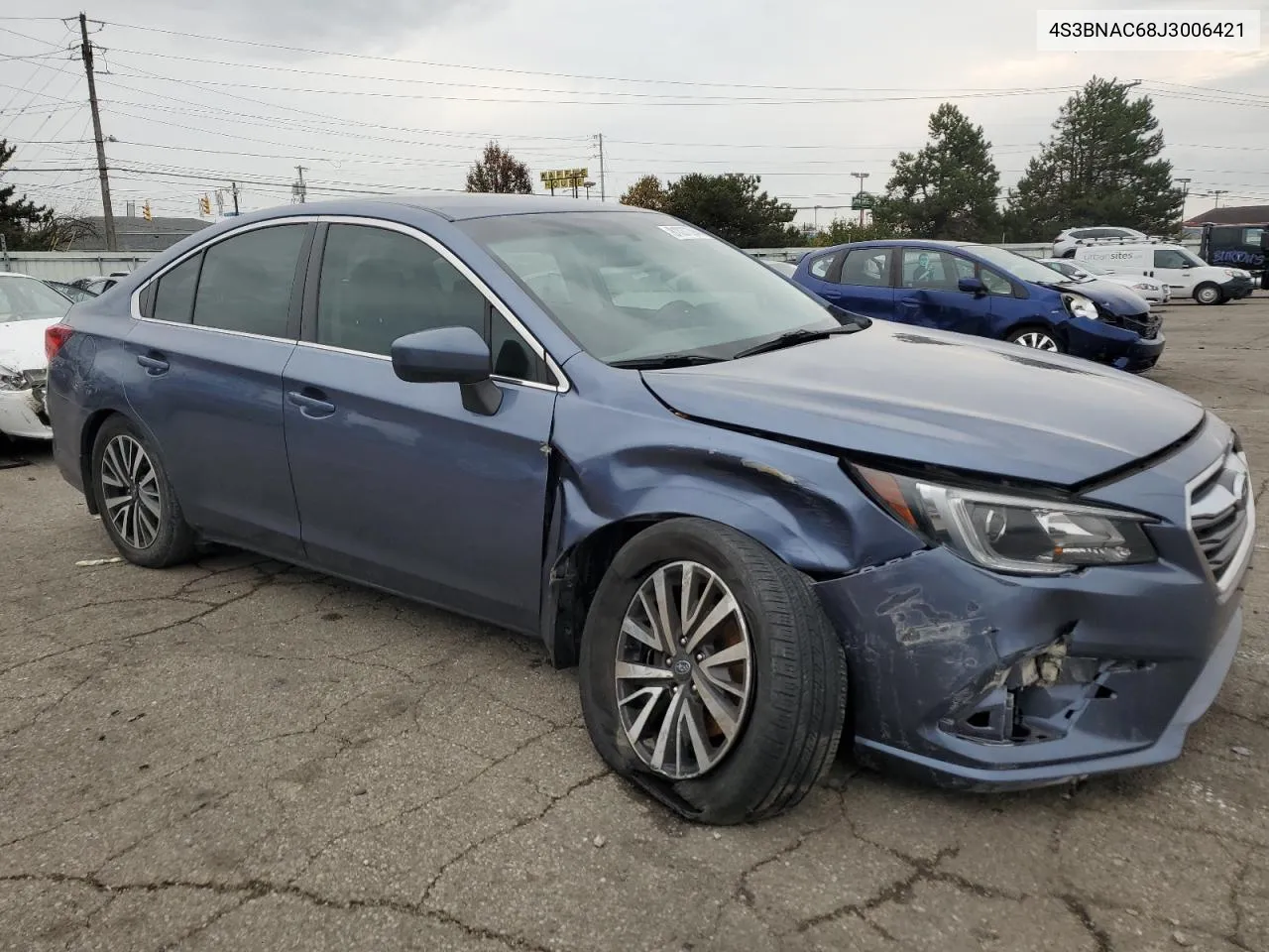 2018 Subaru Legacy 2.5I Premium VIN: 4S3BNAC68J3006421 Lot: 81037394