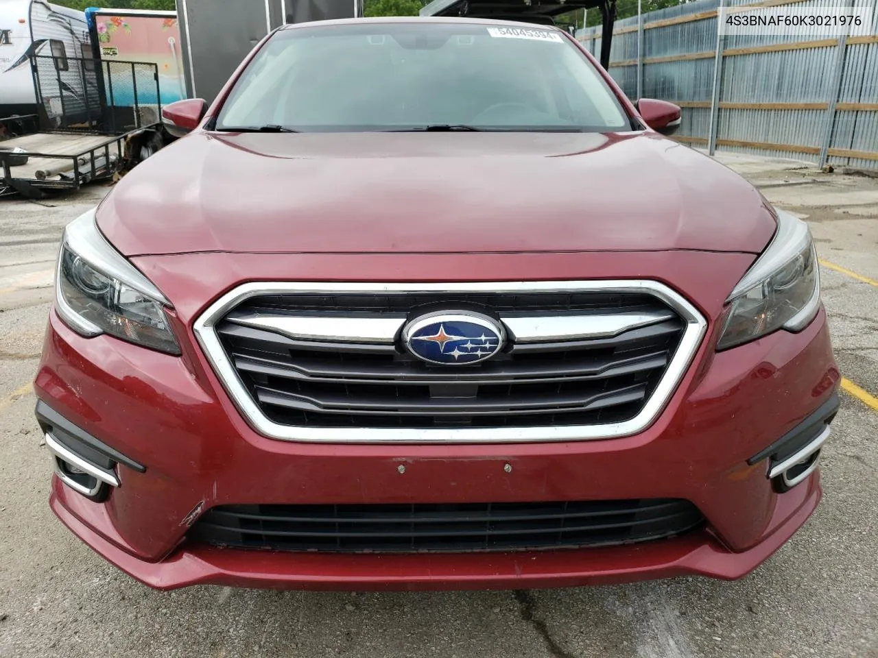 2019 Subaru Legacy 2.5I Premium VIN: 4S3BNAF60K3021976 Lot: 54045394