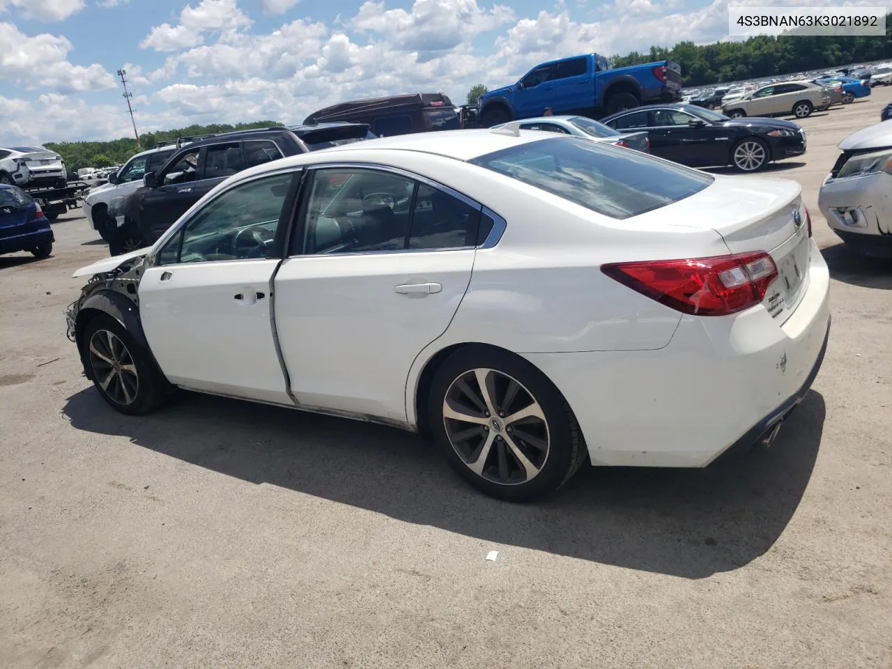 2019 Subaru Legacy 2.5I Limited VIN: 4S3BNAN63K3021892 Lot: 61297294