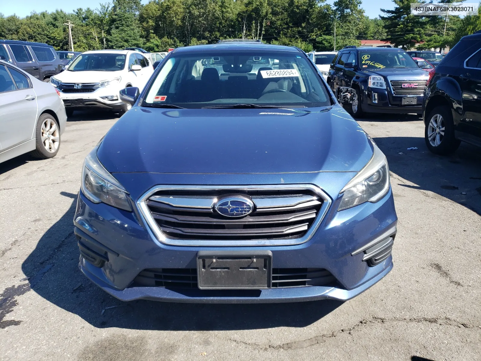 2019 Subaru Legacy 2.5I Premium VIN: 4S3BNAF68K3023071 Lot: 66280894