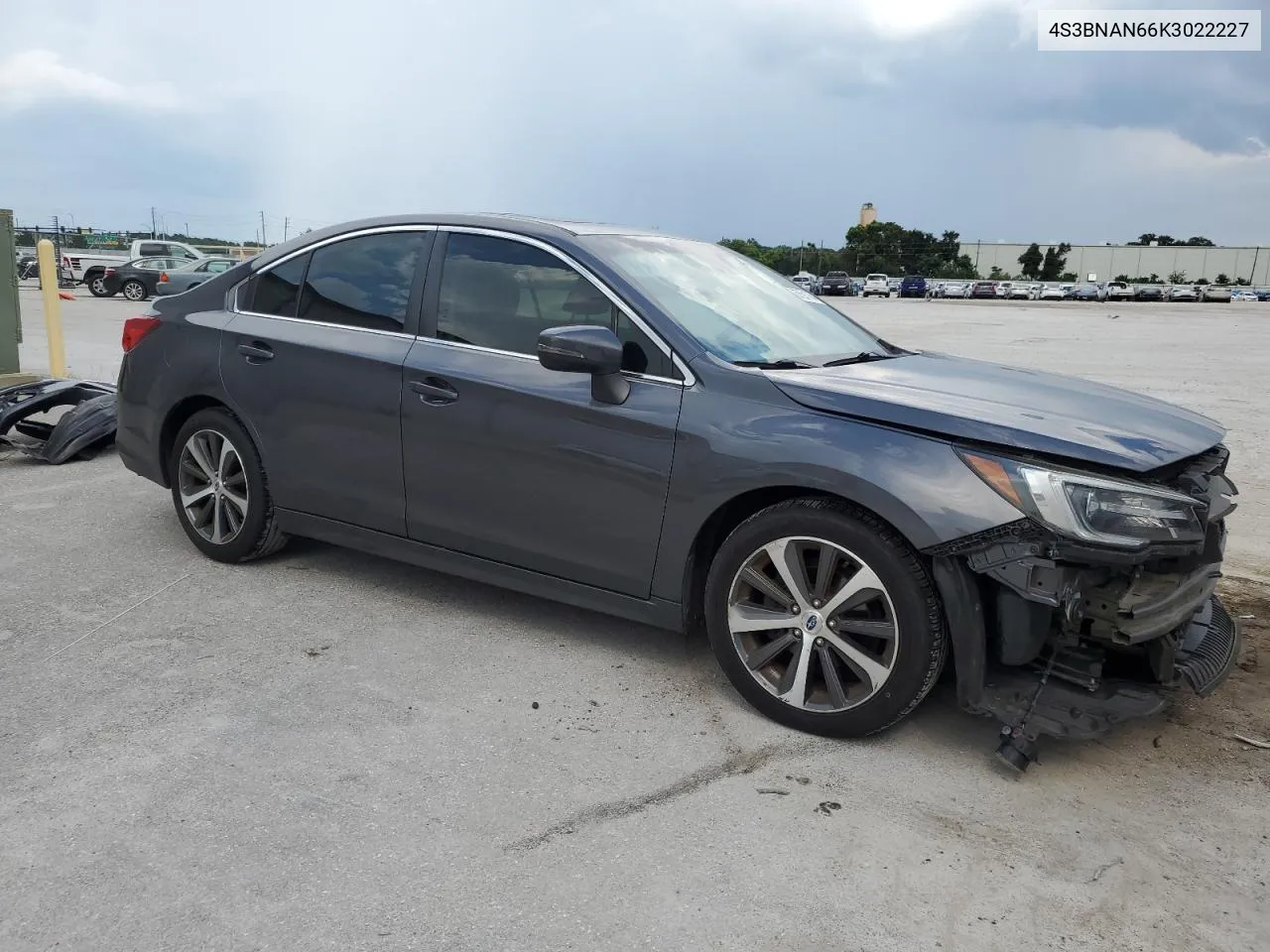 2019 Subaru Legacy 2.5I Limited VIN: 4S3BNAN66K3022227 Lot: 67591764