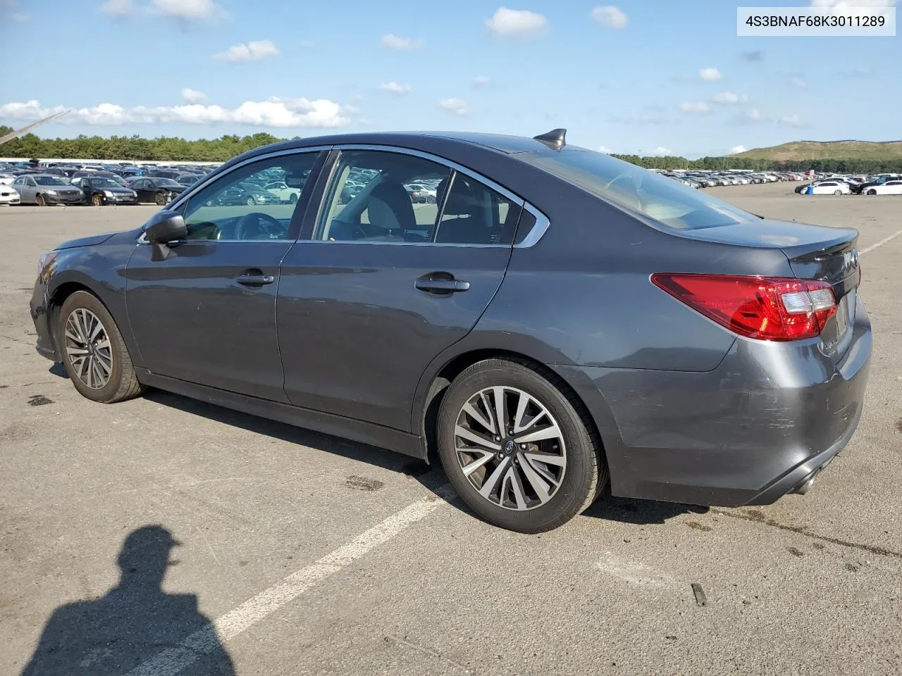 2019 Subaru Legacy 2.5I Premium VIN: 4S3BNAF68K3011289 Lot: 70662944