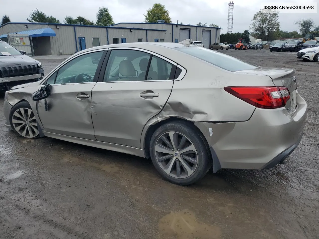 2019 Subaru Legacy 2.5I Limited VIN: 4S3BNAN66K3004598 Lot: 74122534