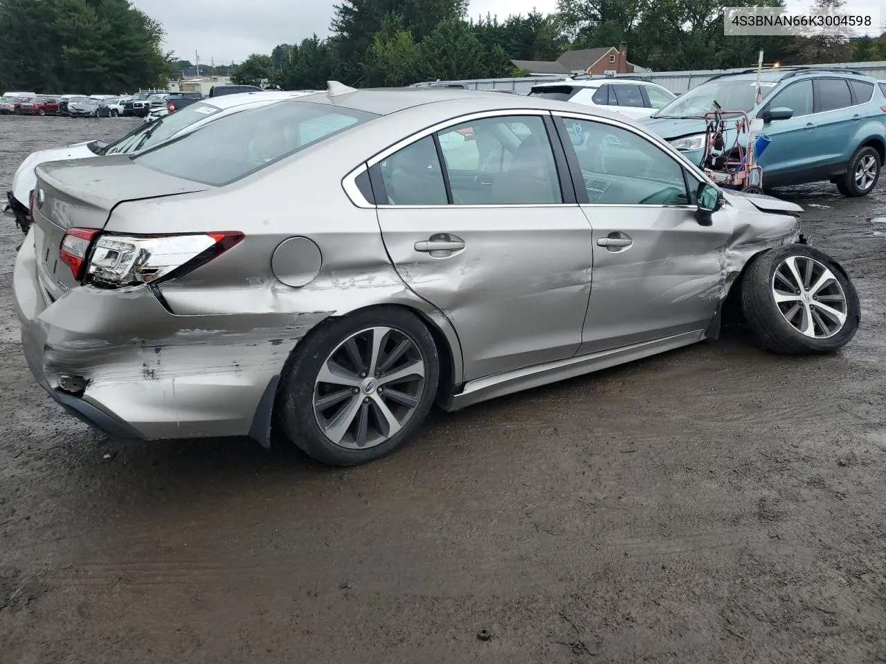 2019 Subaru Legacy 2.5I Limited VIN: 4S3BNAN66K3004598 Lot: 74122534