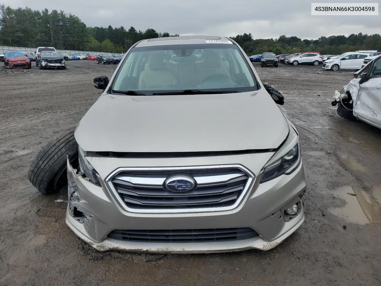 2019 Subaru Legacy 2.5I Limited VIN: 4S3BNAN66K3004598 Lot: 74122534