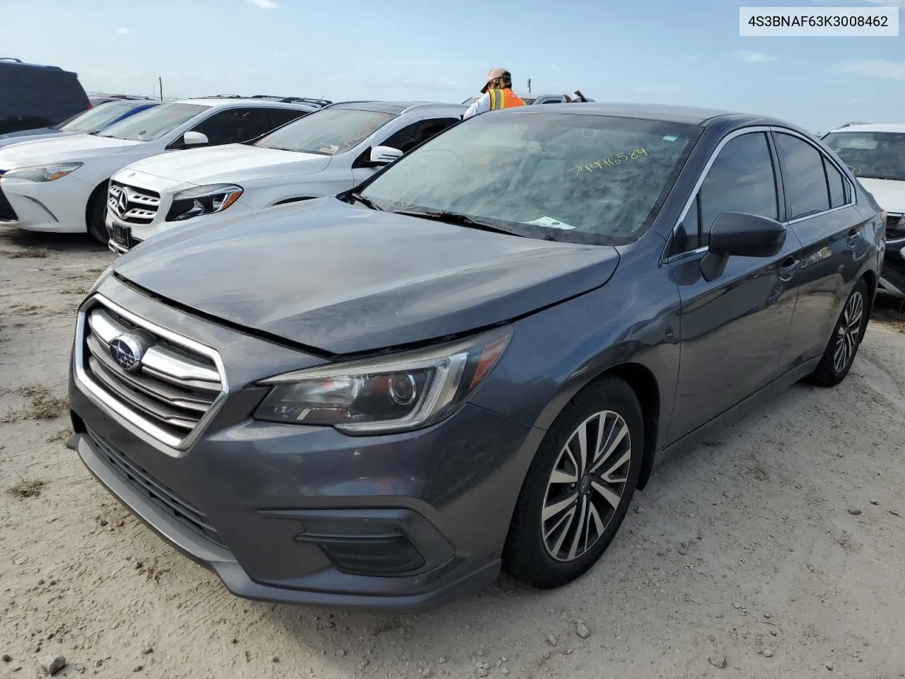 2019 Subaru Legacy 2.5I Premium VIN: 4S3BNAF63K3008462 Lot: 74496584