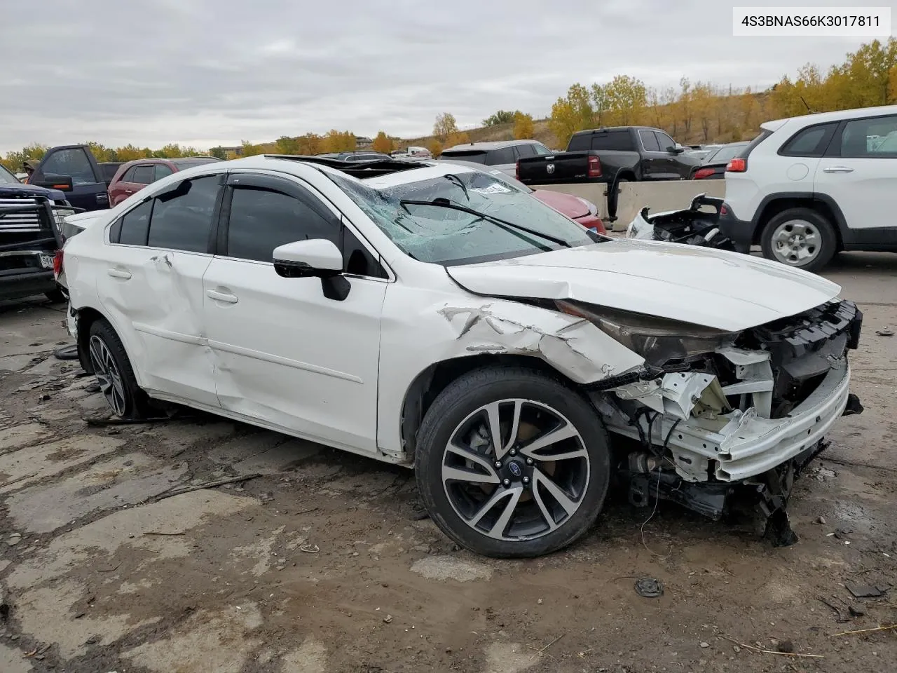 4S3BNAS66K3017811 2019 Subaru Legacy Sport