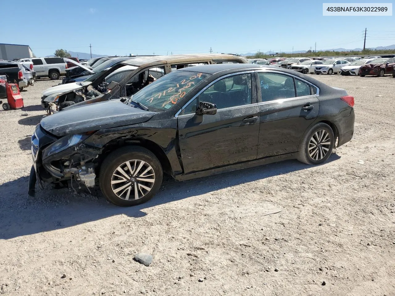 2019 Subaru Legacy 2.5I Premium VIN: 4S3BNAF63K3022989 Lot: 77121204