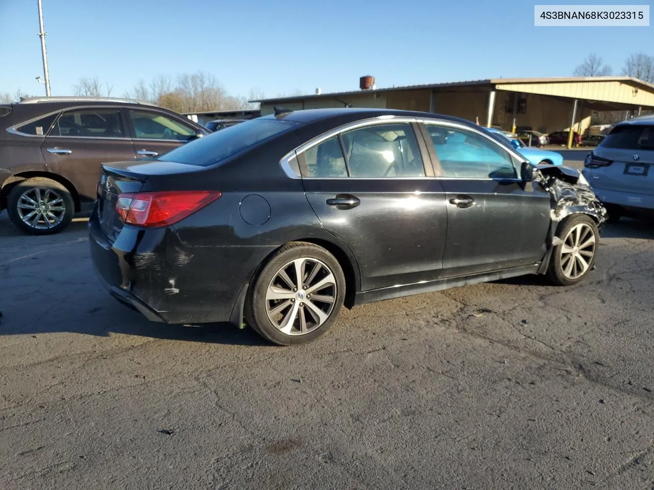 2019 Subaru Legacy 2.5I Limited VIN: 4S3BNAN68K3023315 Lot: 79034794