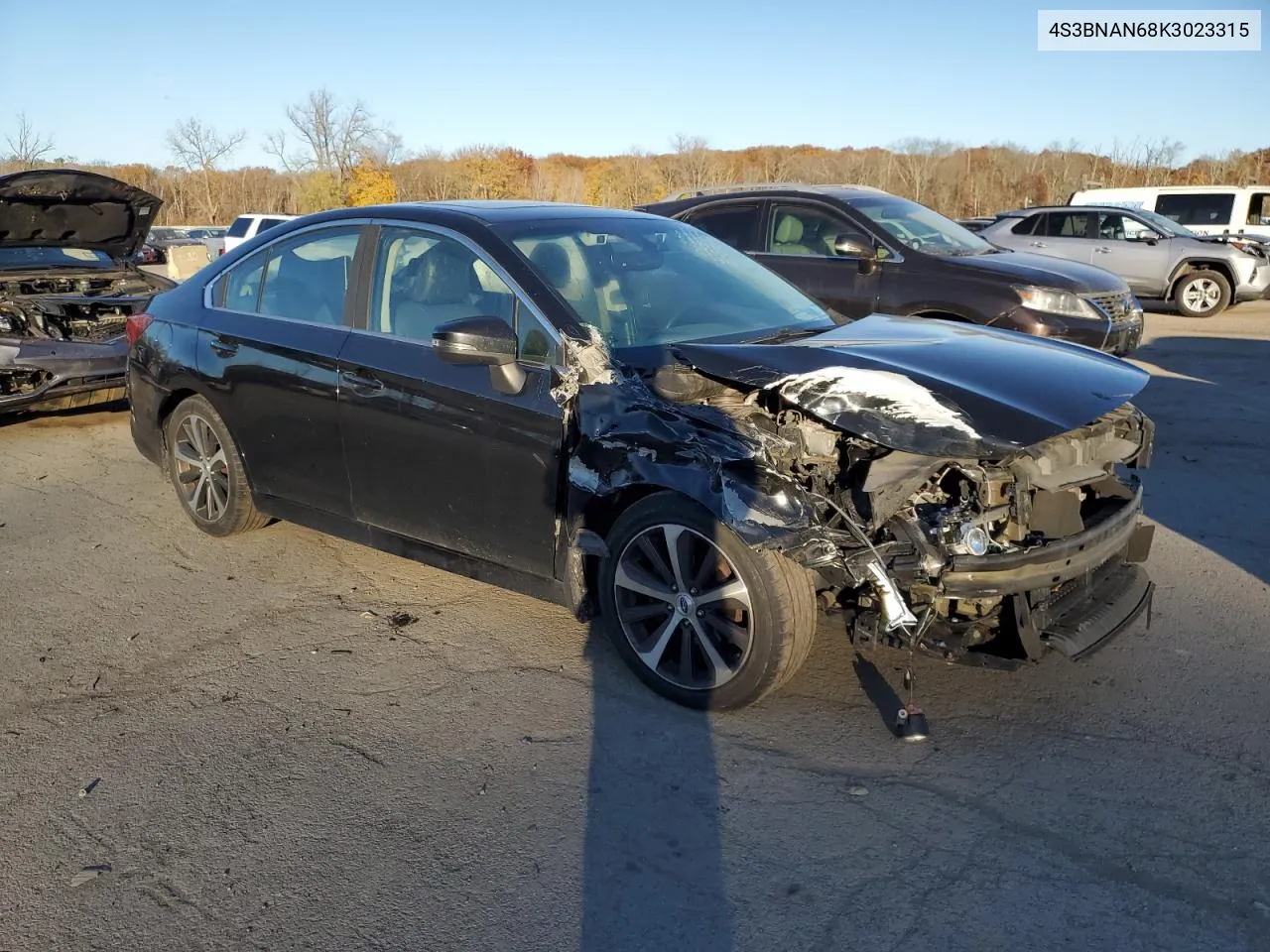 2019 Subaru Legacy 2.5I Limited VIN: 4S3BNAN68K3023315 Lot: 79034794