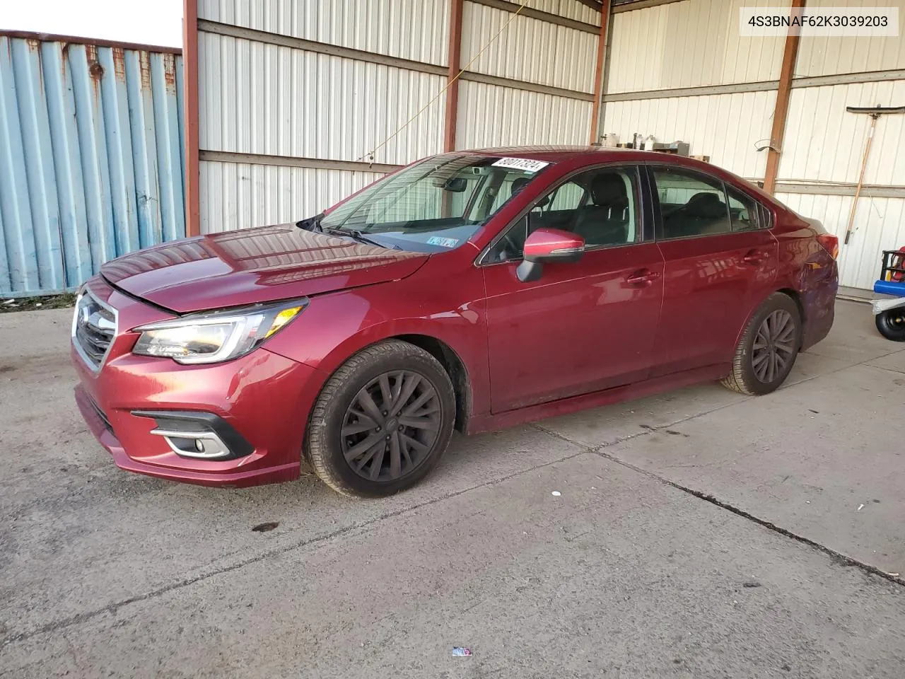 2019 Subaru Legacy 2.5I Premium VIN: 4S3BNAF62K3039203 Lot: 80017324