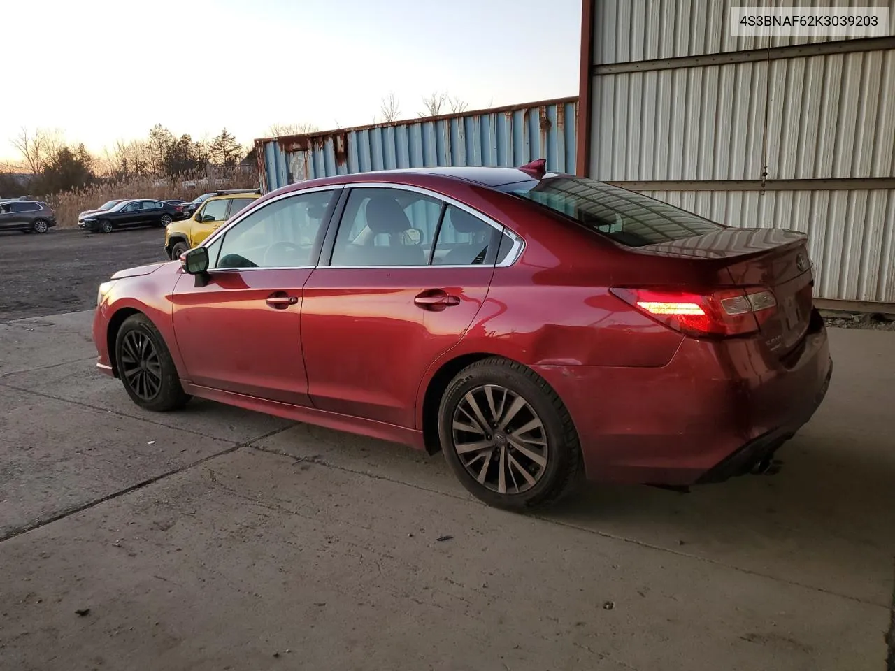 2019 Subaru Legacy 2.5I Premium VIN: 4S3BNAF62K3039203 Lot: 80017324