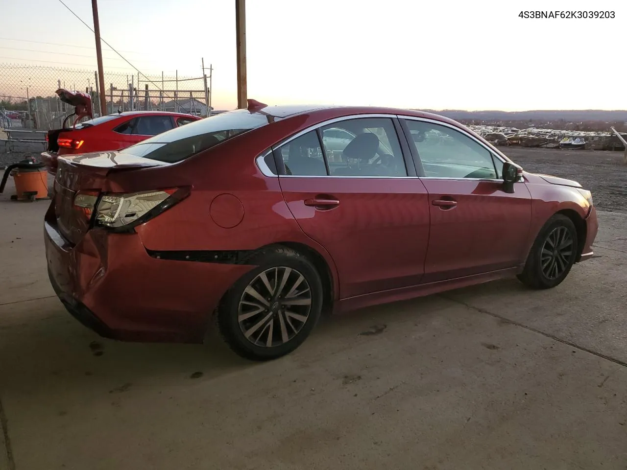 2019 Subaru Legacy 2.5I Premium VIN: 4S3BNAF62K3039203 Lot: 80017324