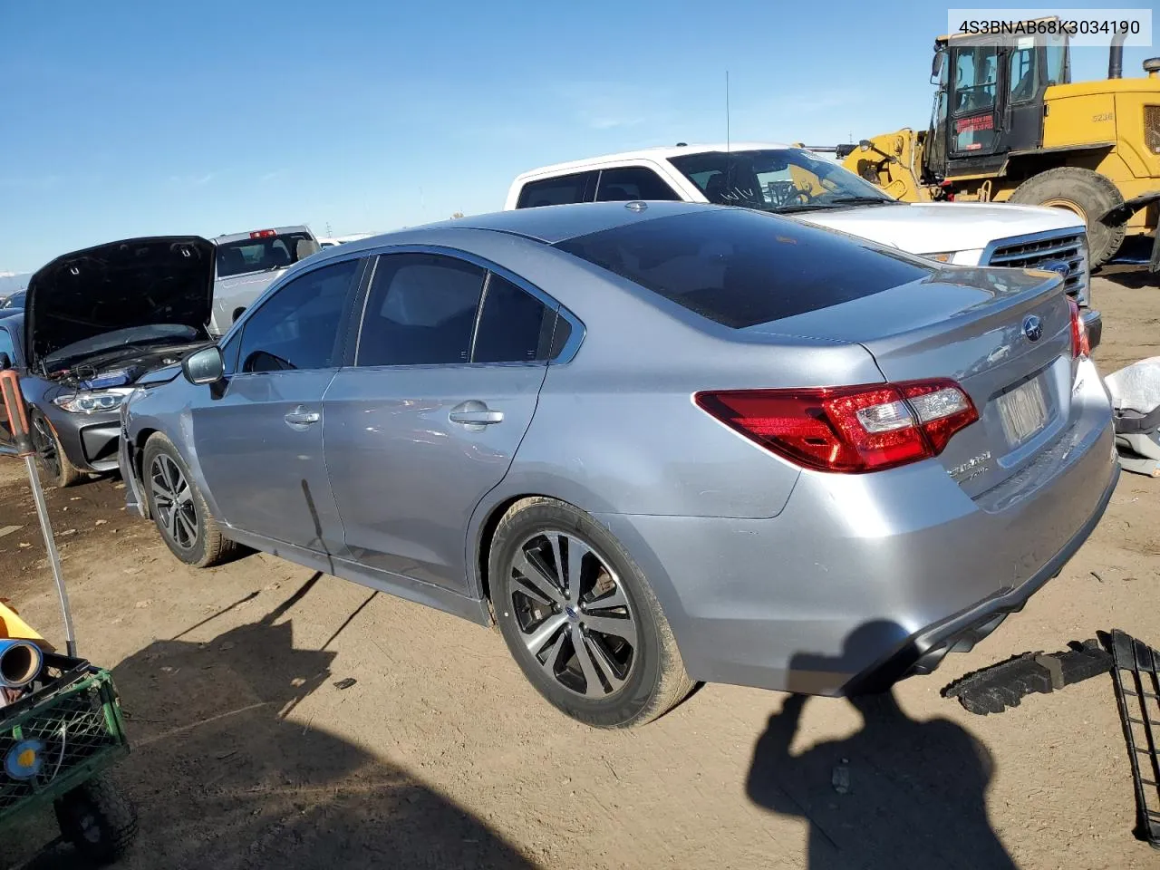 2019 Subaru Legacy 2.5I VIN: 4S3BNAB68K3034190 Lot: 80361534