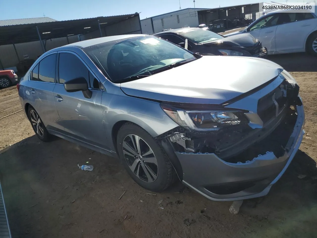 2019 Subaru Legacy 2.5I VIN: 4S3BNAB68K3034190 Lot: 80361534