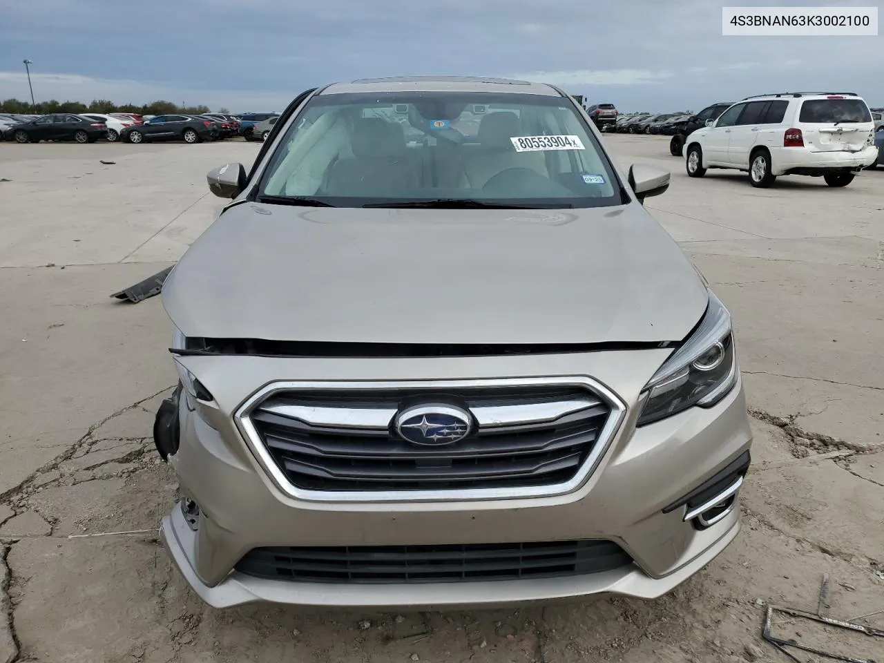 2019 Subaru Legacy 2.5I Limited VIN: 4S3BNAN63K3002100 Lot: 80553904