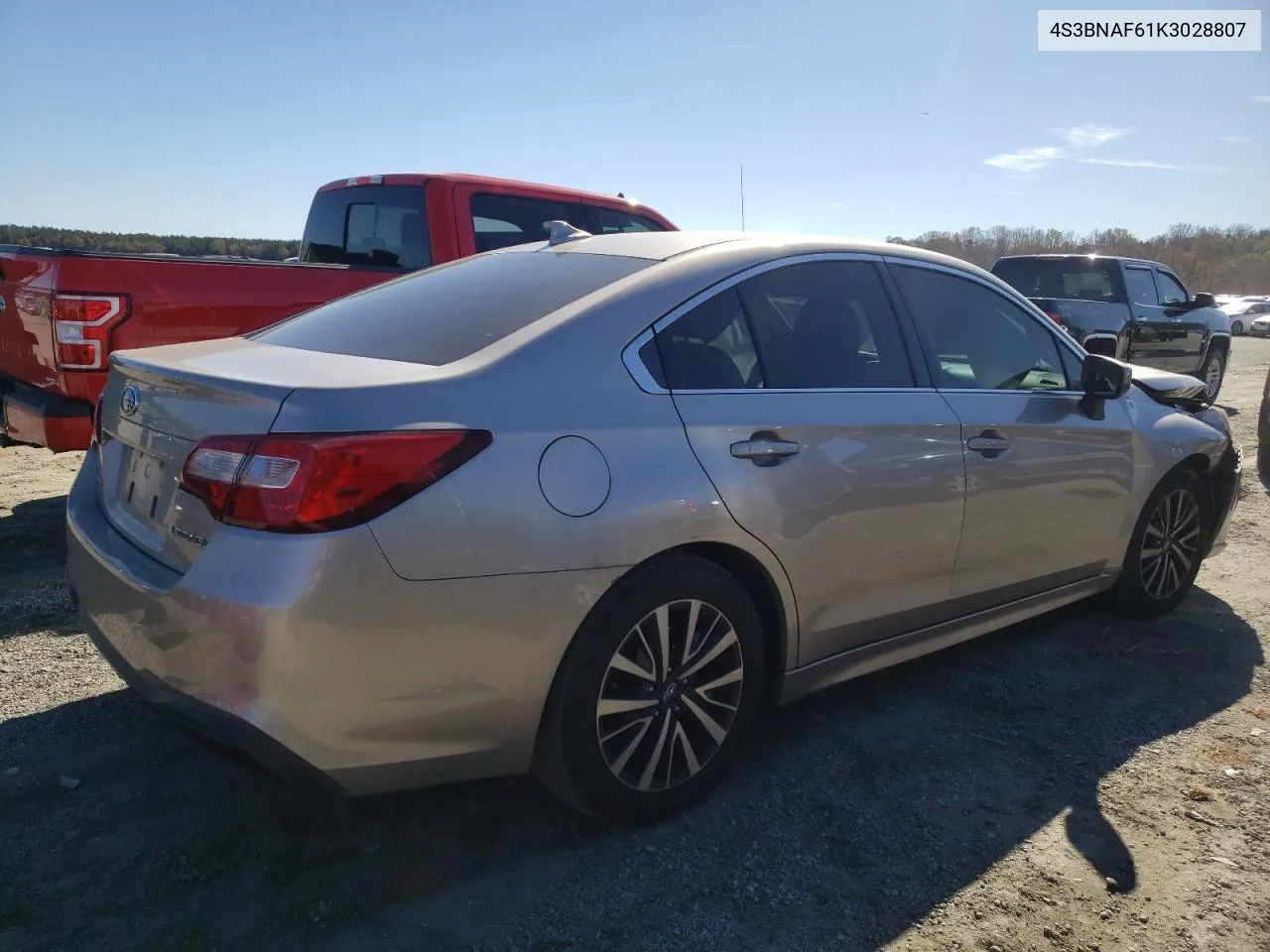 2019 Subaru Legacy 2.5I Premium VIN: 4S3BNAF61K3028807 Lot: 80689394