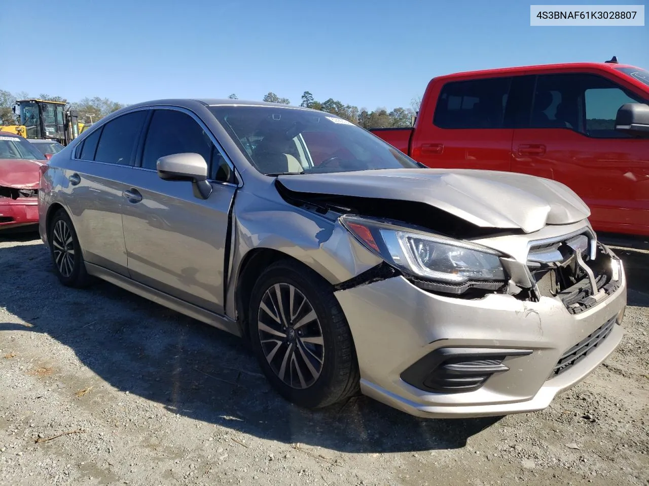 2019 Subaru Legacy 2.5I Premium VIN: 4S3BNAF61K3028807 Lot: 80689394