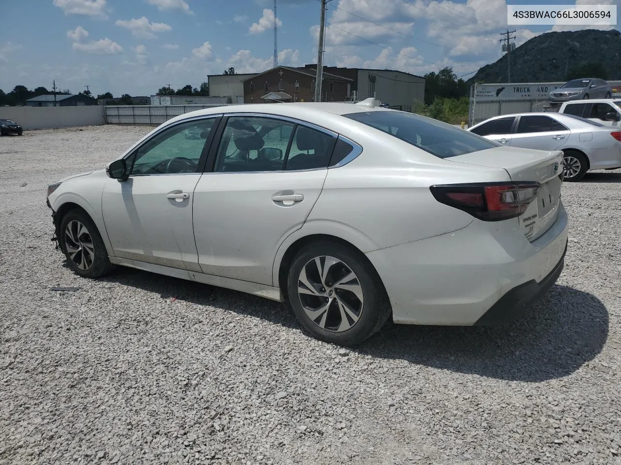 2020 Subaru Legacy Premium VIN: 4S3BWAC66L3006594 Lot: 61910864