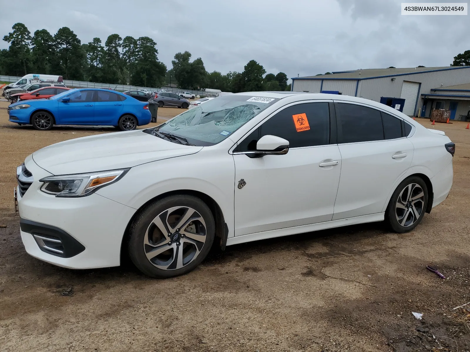 4S3BWAN67L3024549 2020 Subaru Legacy Limited