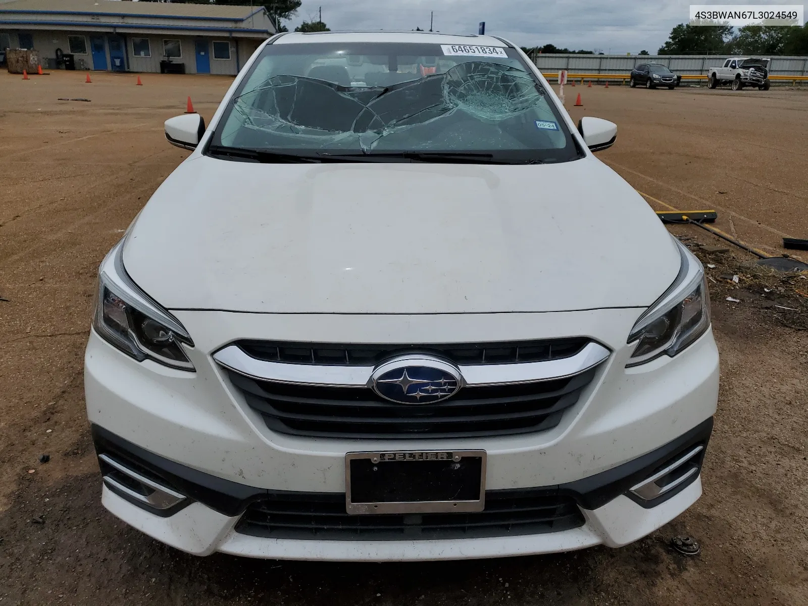 2020 Subaru Legacy Limited VIN: 4S3BWAN67L3024549 Lot: 64651834