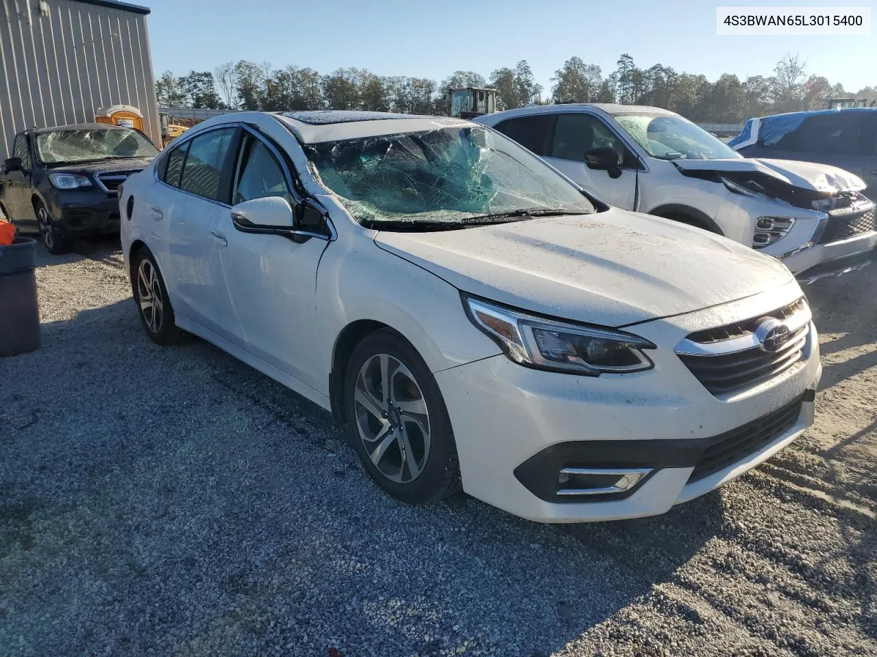 2020 Subaru Legacy Limited VIN: 4S3BWAN65L3015400 Lot: 76388634