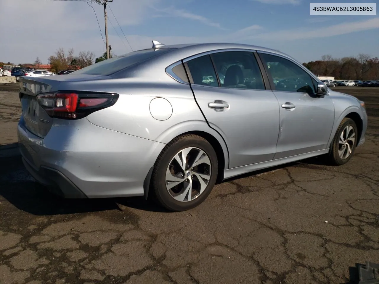 2020 Subaru Legacy Premium VIN: 4S3BWAC62L3005863 Lot: 78362954