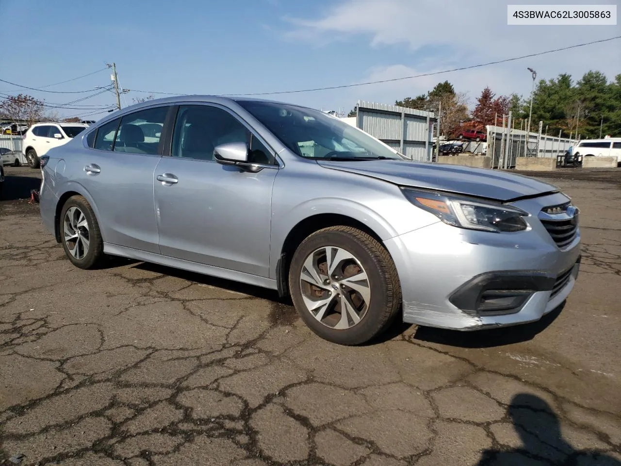 2020 Subaru Legacy Premium VIN: 4S3BWAC62L3005863 Lot: 78362954