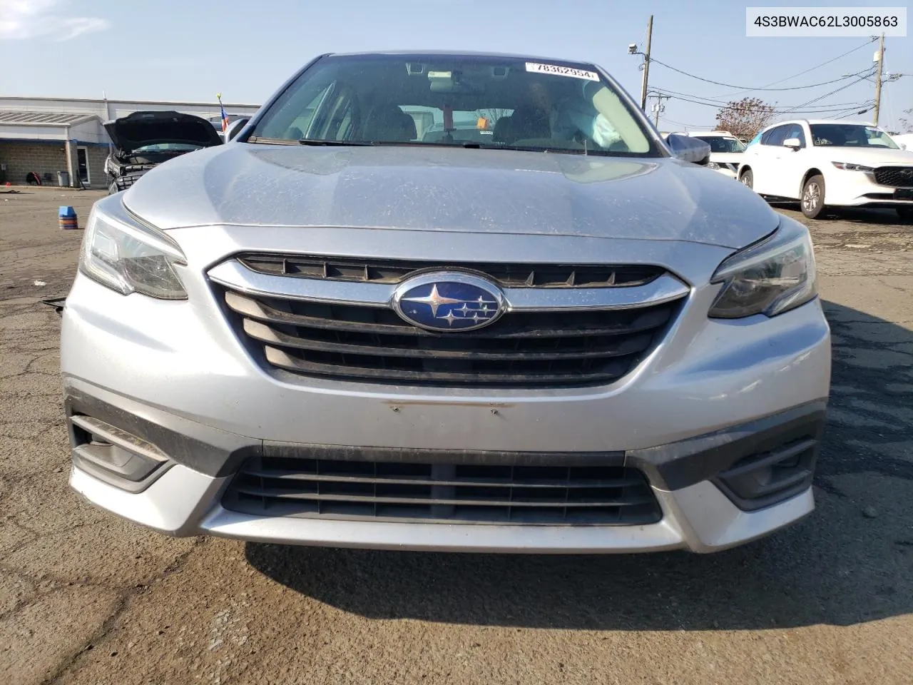 2020 Subaru Legacy Premium VIN: 4S3BWAC62L3005863 Lot: 78362954