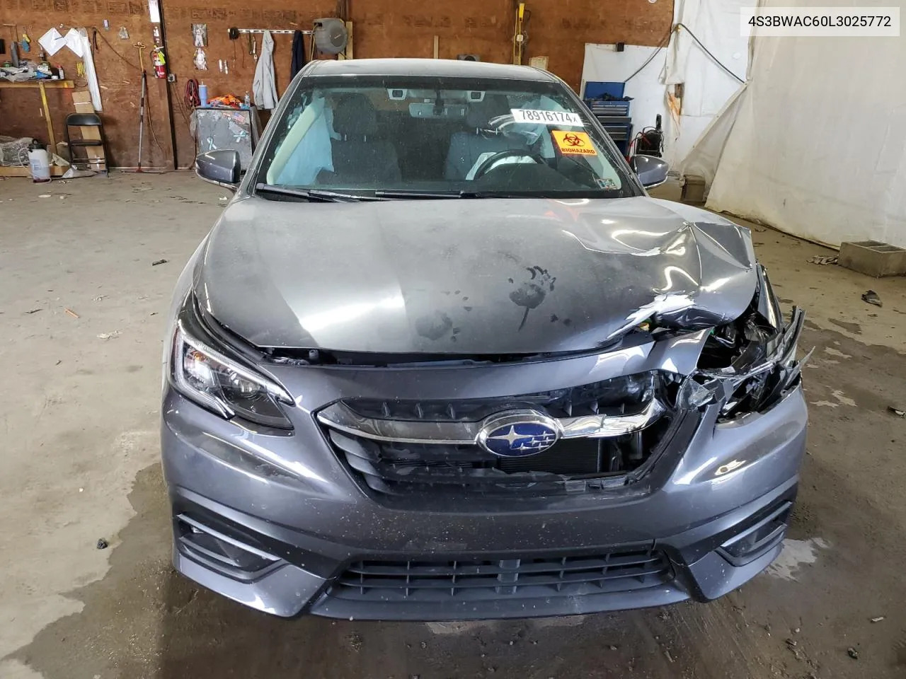 2020 Subaru Legacy Premium VIN: 4S3BWAC60L3025772 Lot: 78916174