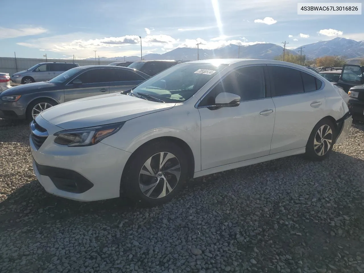 2020 Subaru Legacy Premium VIN: 4S3BWAC67L3016826 Lot: 78938934