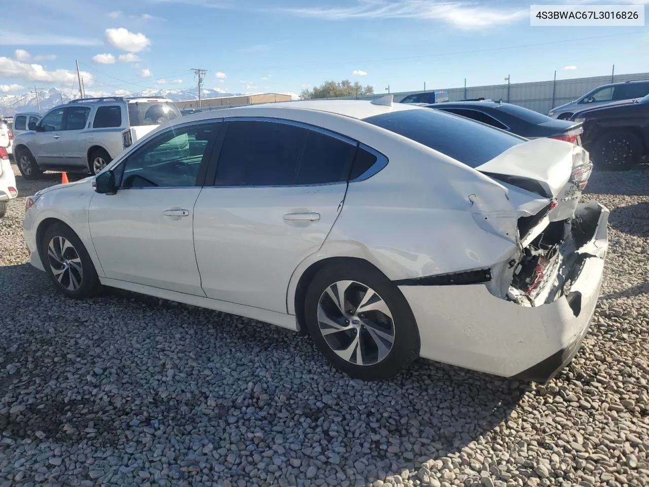 2020 Subaru Legacy Premium VIN: 4S3BWAC67L3016826 Lot: 78938934