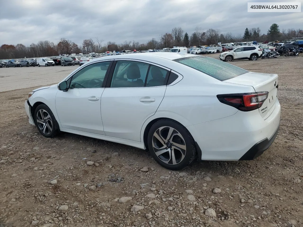 2020 Subaru Legacy Limited VIN: 4S3BWAL64L3020767 Lot: 79662874