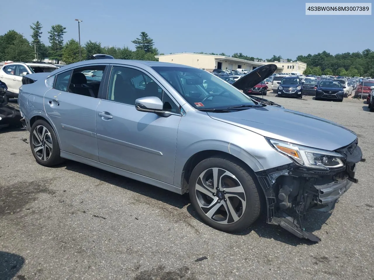 2021 Subaru Legacy Limited Xt VIN: 4S3BWGN68M3007389 Lot: 62061894