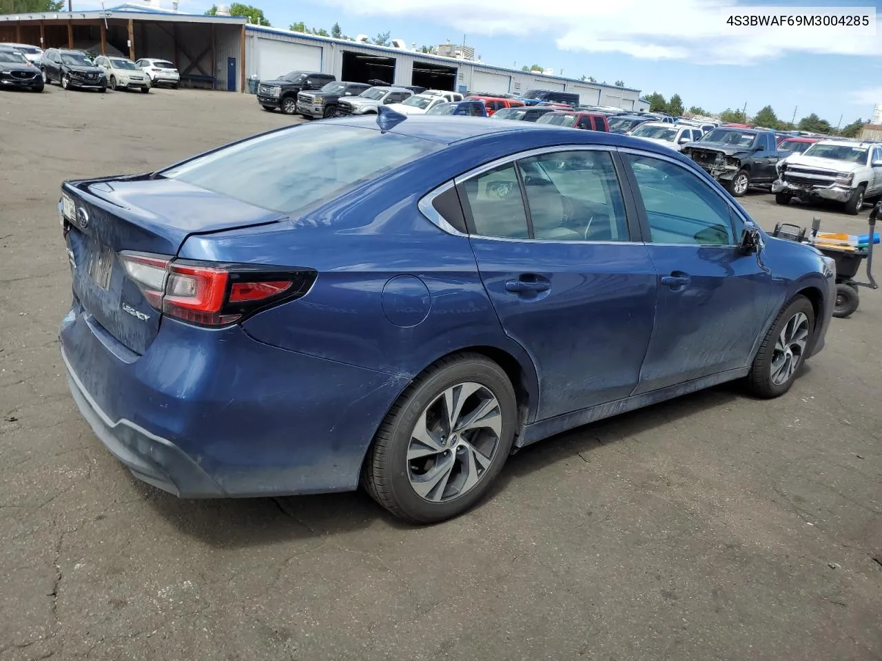 2021 Subaru Legacy Premium VIN: 4S3BWAF69M3004285 Lot: 68240854