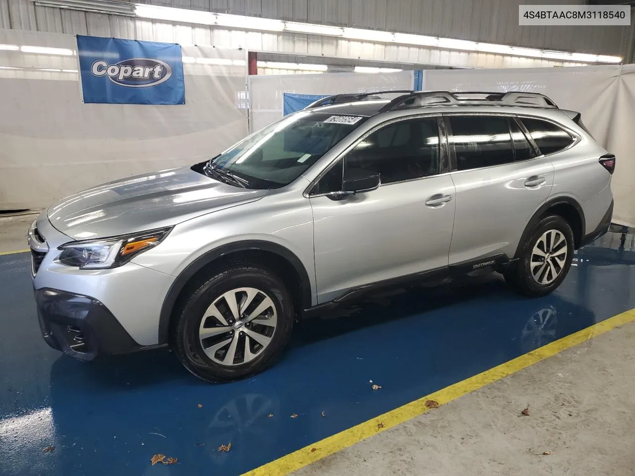 2021 Subaru Outback VIN: 4S4BTAAC8M3118540 Lot: 73460564