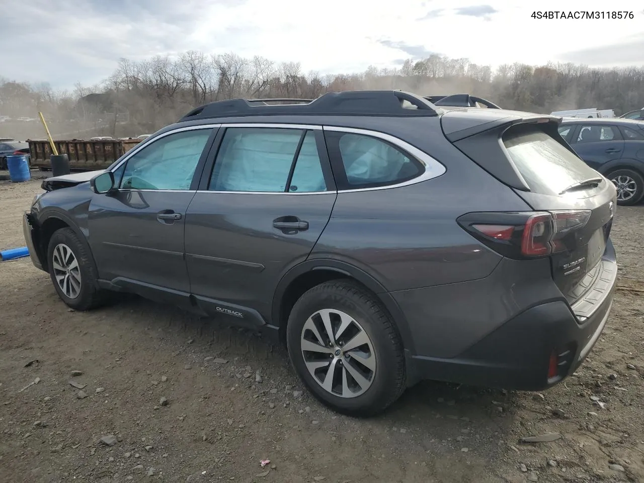 2021 Subaru Outback VIN: 4S4BTAAC7M3118576 Lot: 80575624