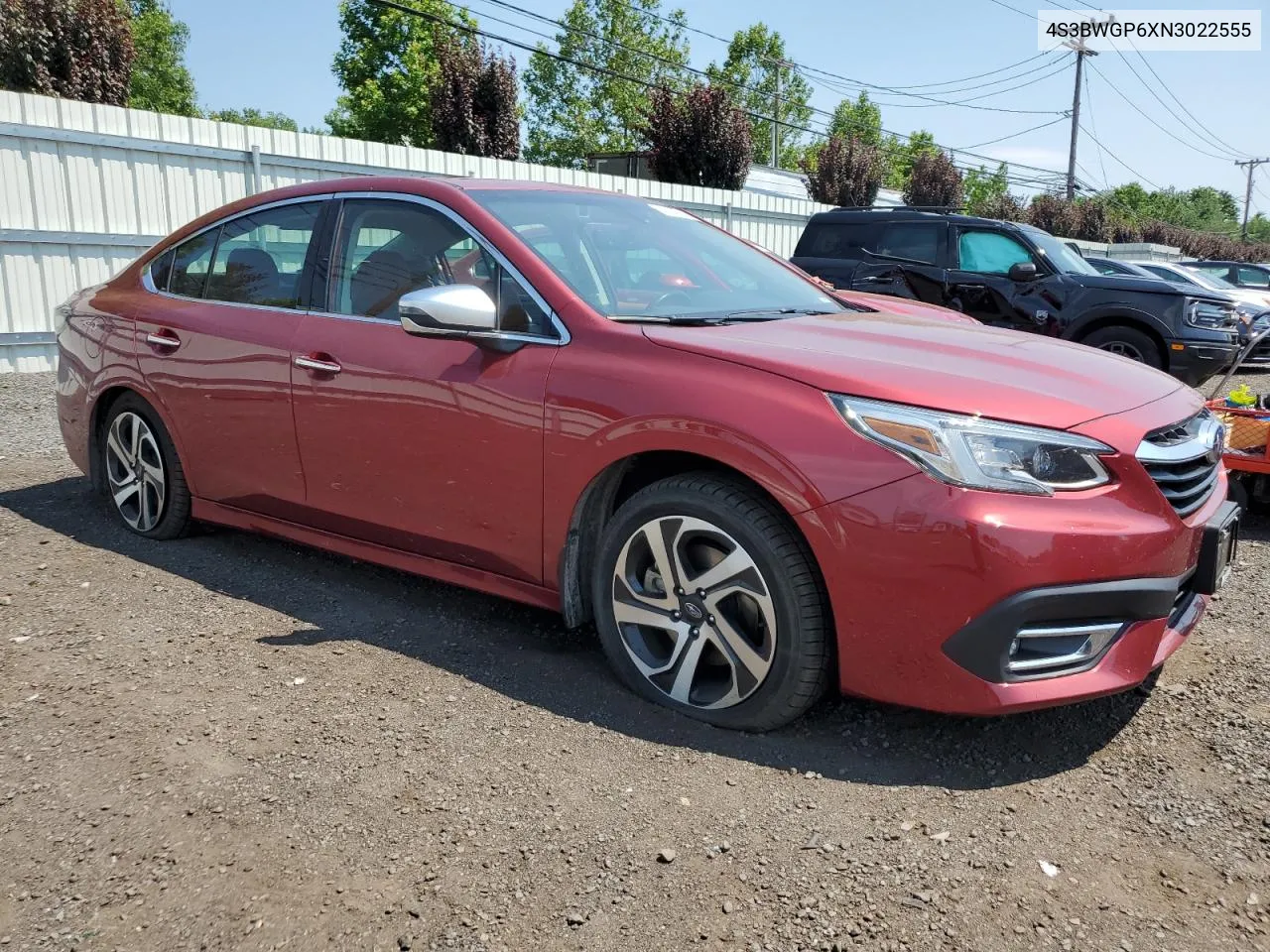 2022 Subaru Legacy Touring Xt VIN: 4S3BWGP6XN3022555 Lot: 59094694