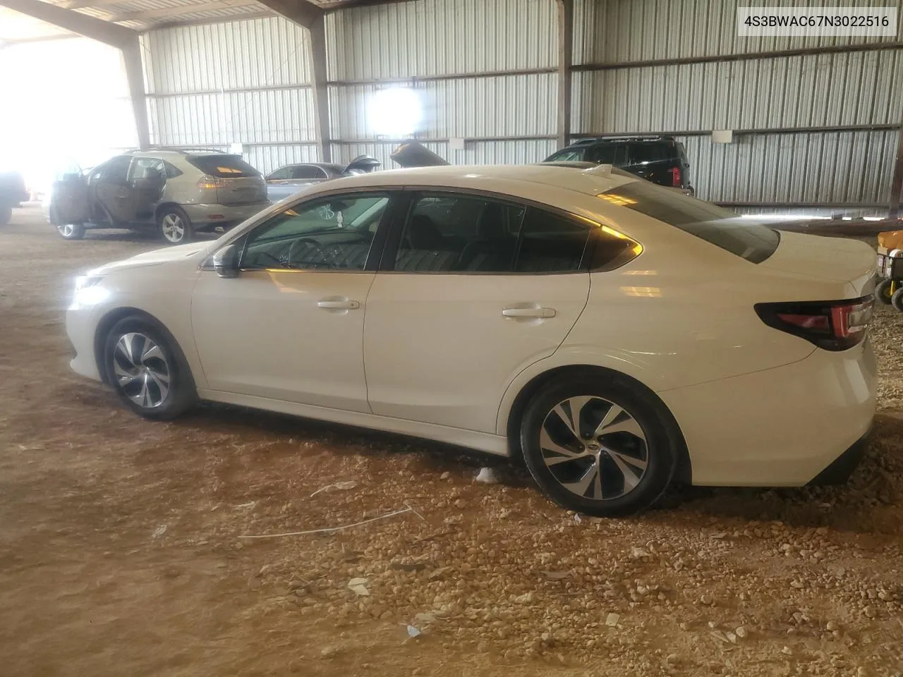 4S3BWAC67N3022516 2022 Subaru Legacy Premium