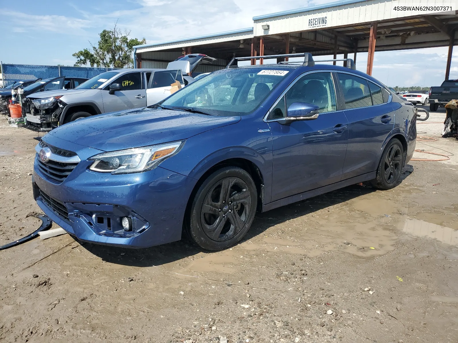 2022 Subaru Legacy Limited VIN: 4S3BWAN62N3007371 Lot: 67727864