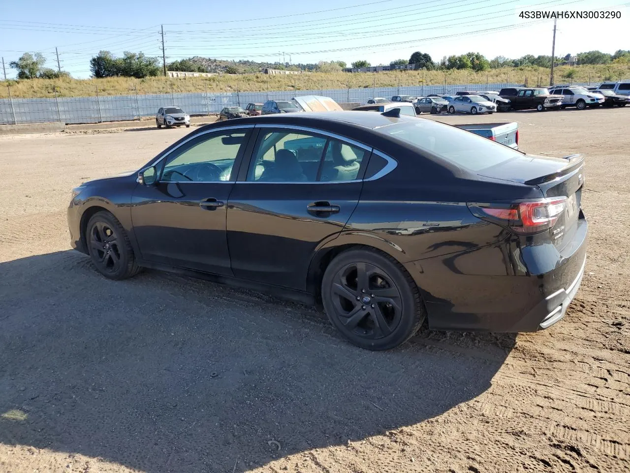 2022 Subaru Legacy Sport VIN: 4S3BWAH6XN3003290 Lot: 70292284