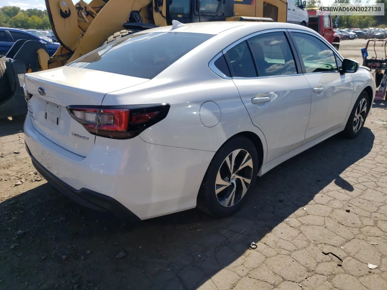 2022 Subaru Legacy Premium VIN: 4S3BWAD66N3027138 Lot: 70633524