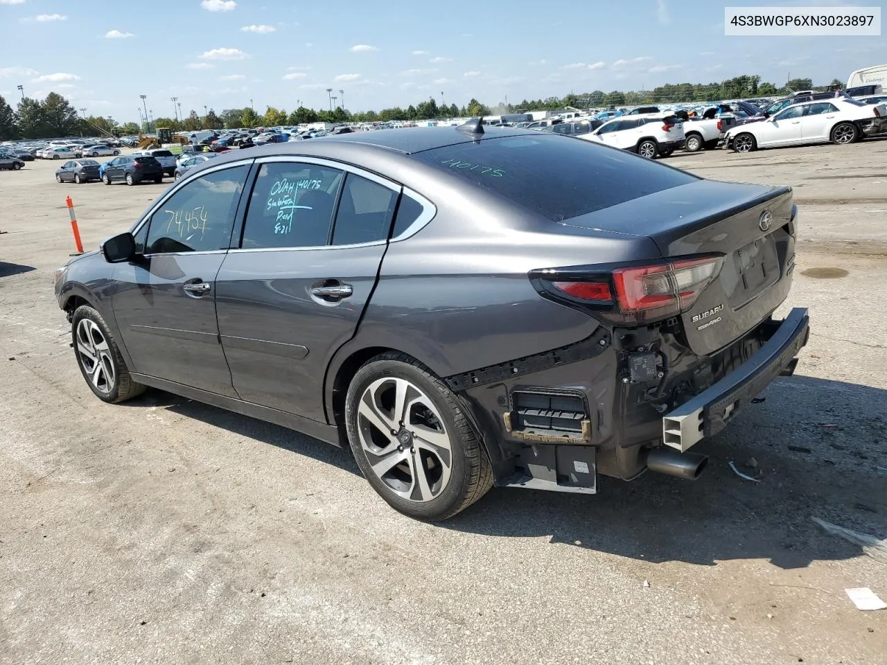 2022 Subaru Legacy Touring Xt VIN: 4S3BWGP6XN3023897 Lot: 70882124