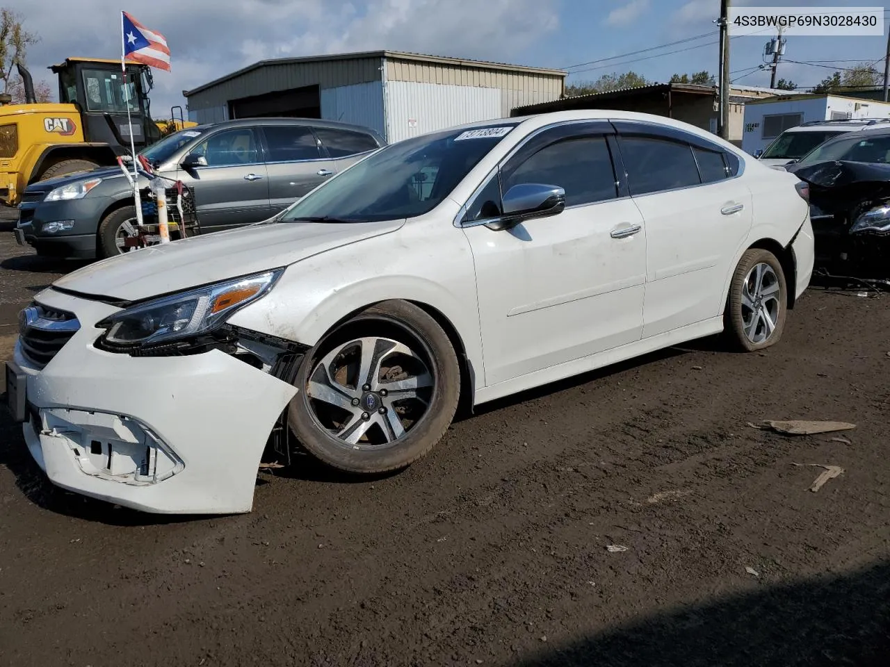 2022 Subaru Legacy Touring Xt VIN: 4S3BWGP69N3028430 Lot: 73713804