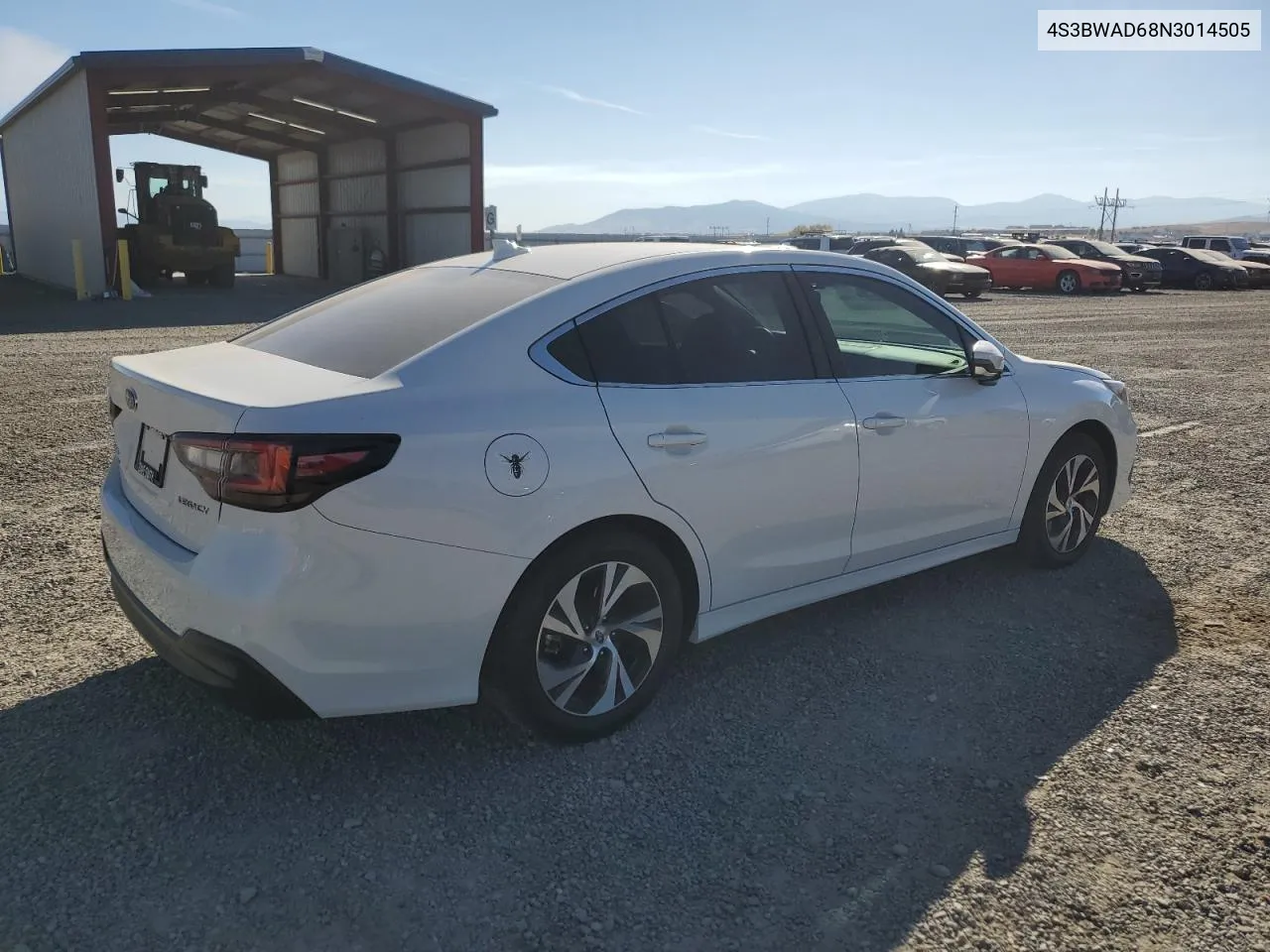 2022 Subaru Legacy Premium VIN: 4S3BWAD68N3014505 Lot: 74497854