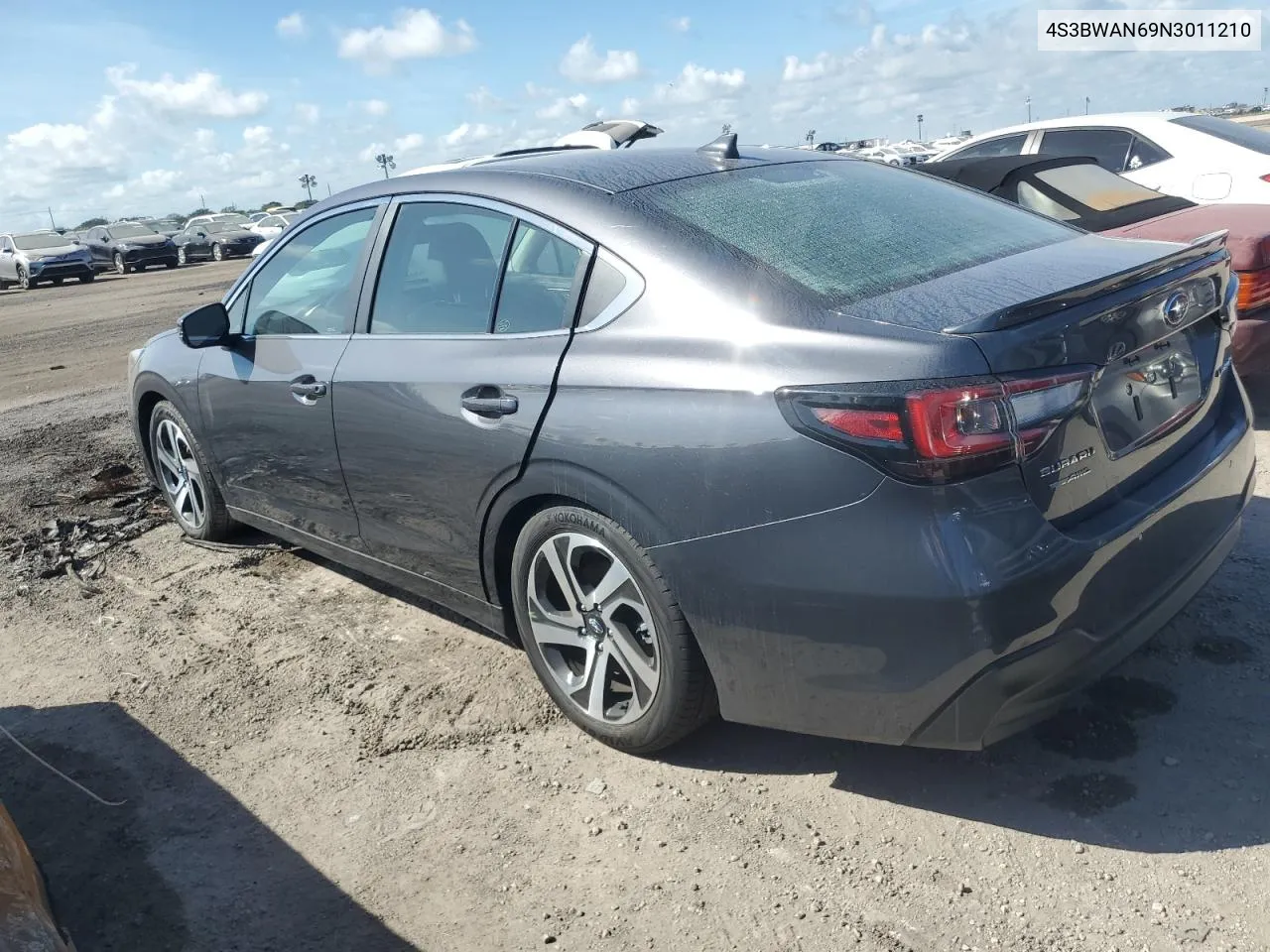 4S3BWAN69N3011210 2022 Subaru Legacy Limited