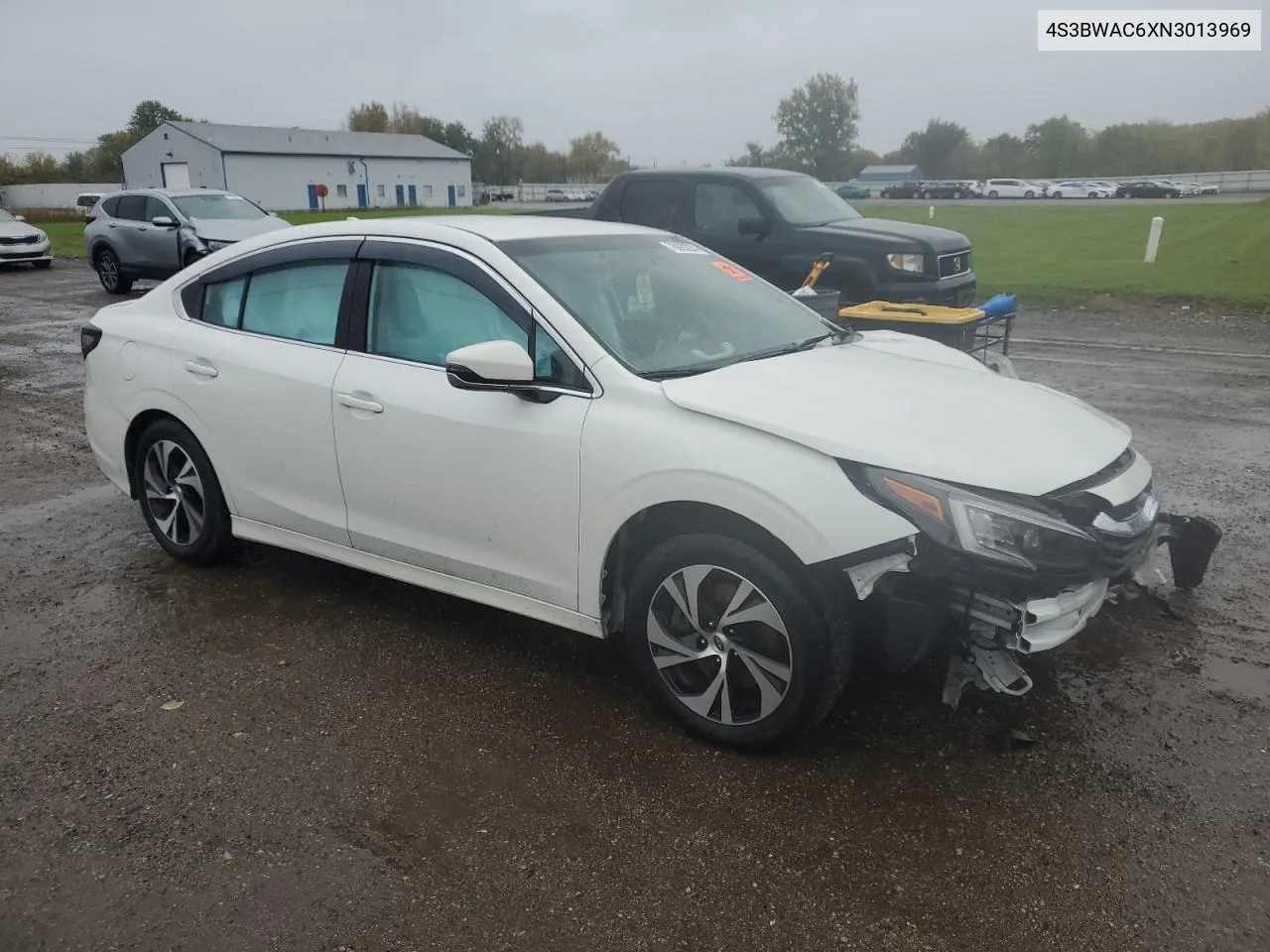 2022 Subaru Legacy Premium VIN: 4S3BWAC6XN3013969 Lot: 76029224