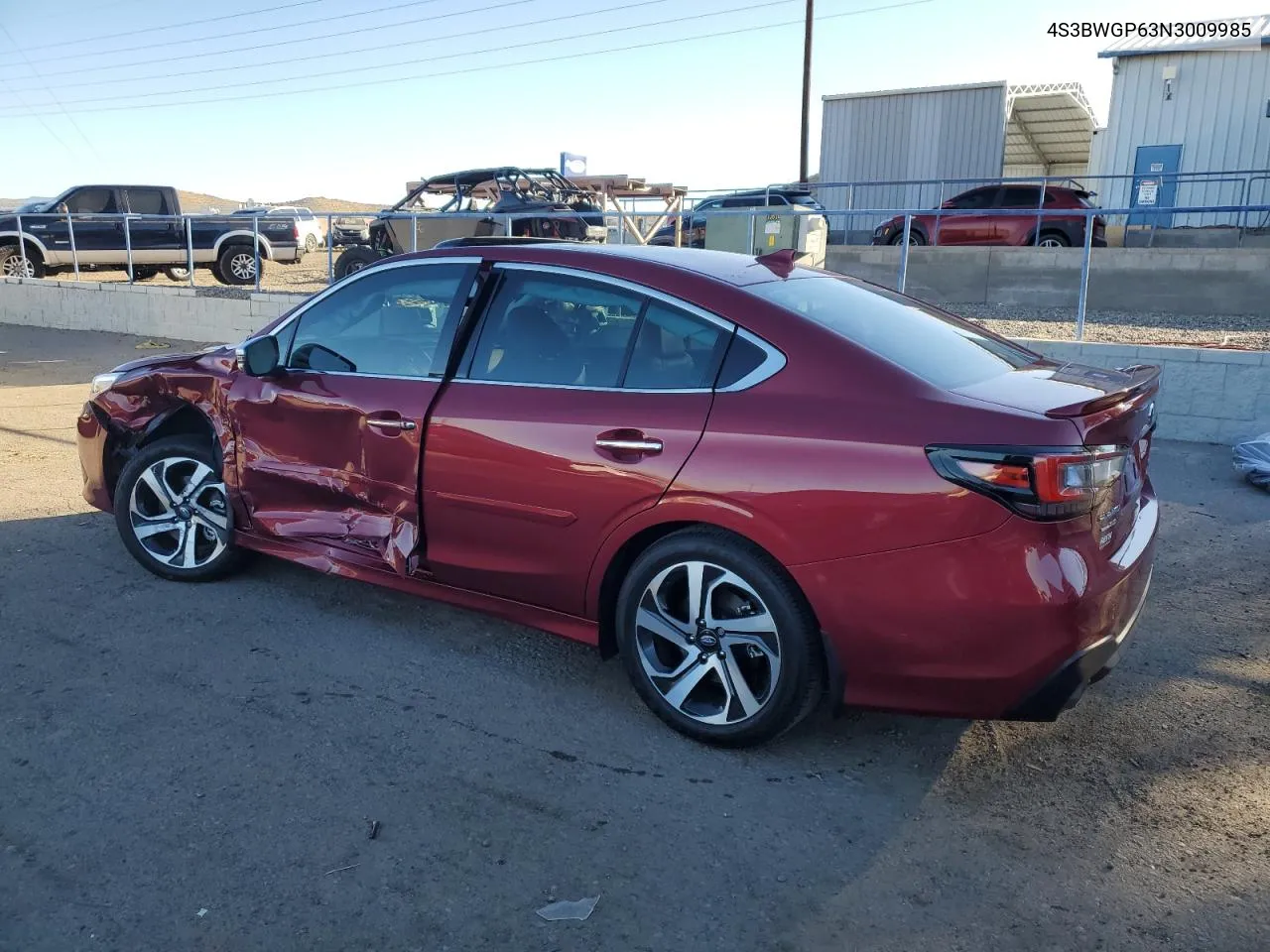 2022 Subaru Legacy Touring Xt VIN: 4S3BWGP63N3009985 Lot: 78242044