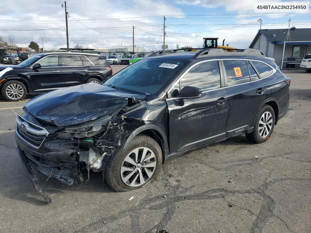 2022 Subaru Outback VIN: 4S4BTAAC3N3254950 Lot: 80347914