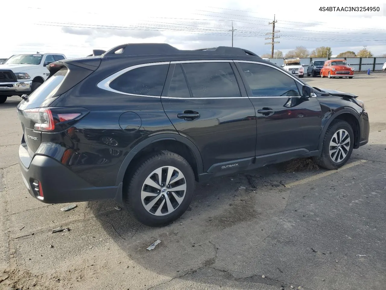 2022 Subaru Outback VIN: 4S4BTAAC3N3254950 Lot: 80347914